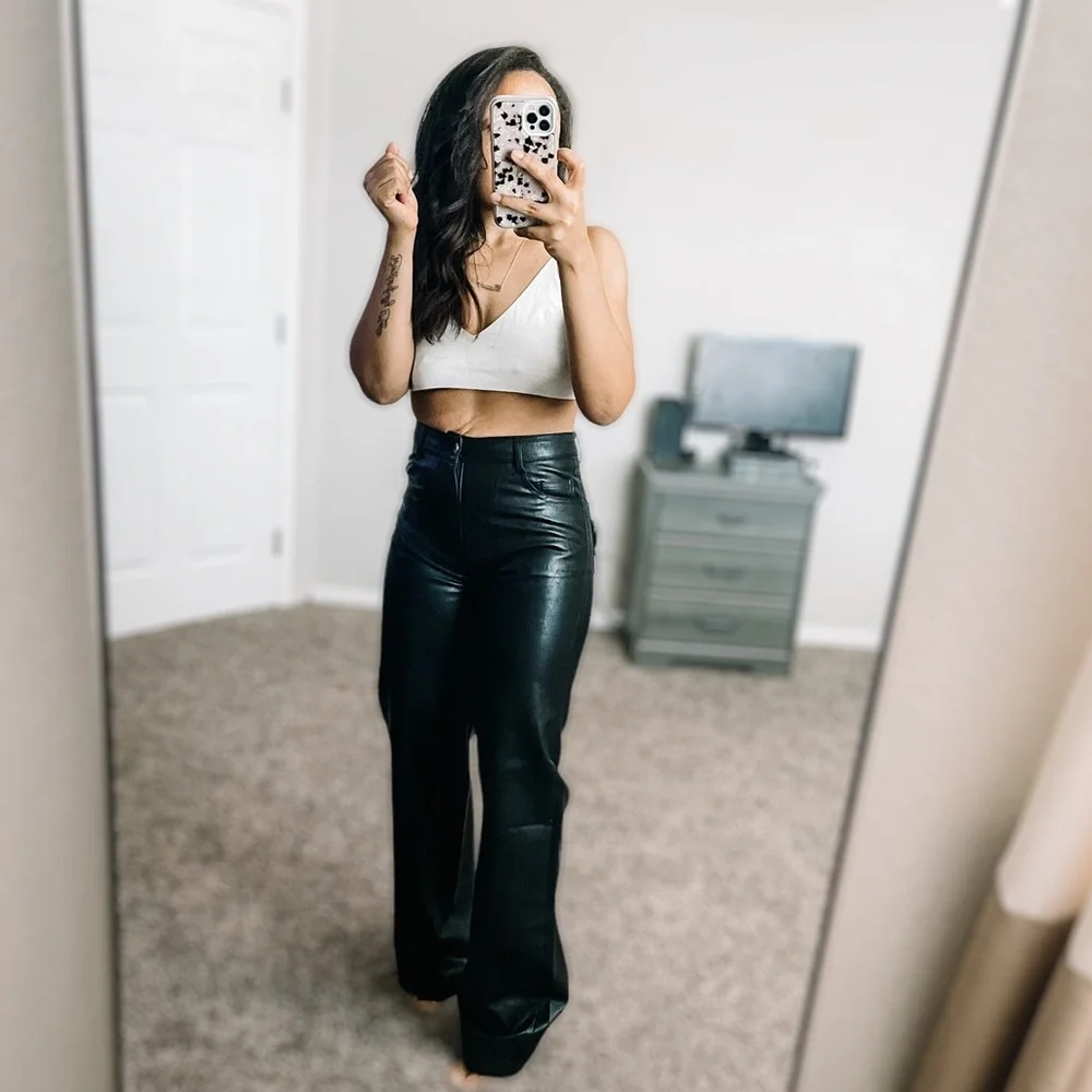 Nasty Gal Collection  Women’s Pants PU Leather - Picture 5 of 9